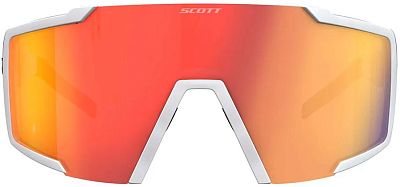 Превью  Велоочки SCOTT Shield Compact White Matt, Линзы: AMP Red Chrome (289235-0196367)